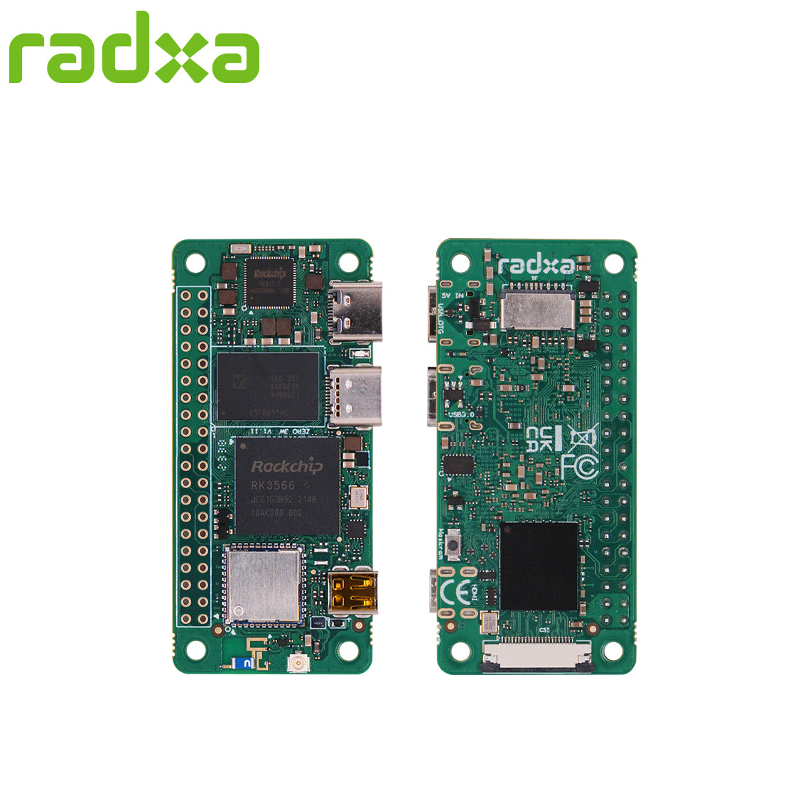 RadxaZERO3W-TinyRK3566SBC,USB3.0,USBOTG,WiFi6,BT5.4,MIPICSI