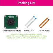 Radxa Camera 8M 219 FOR ZERO 3E/3W